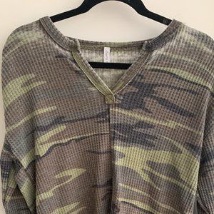Camouflage Waffle Shirt